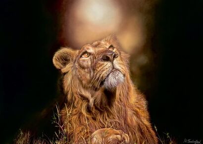 Strength in the Light - a Paint Artowrk by MaryamF